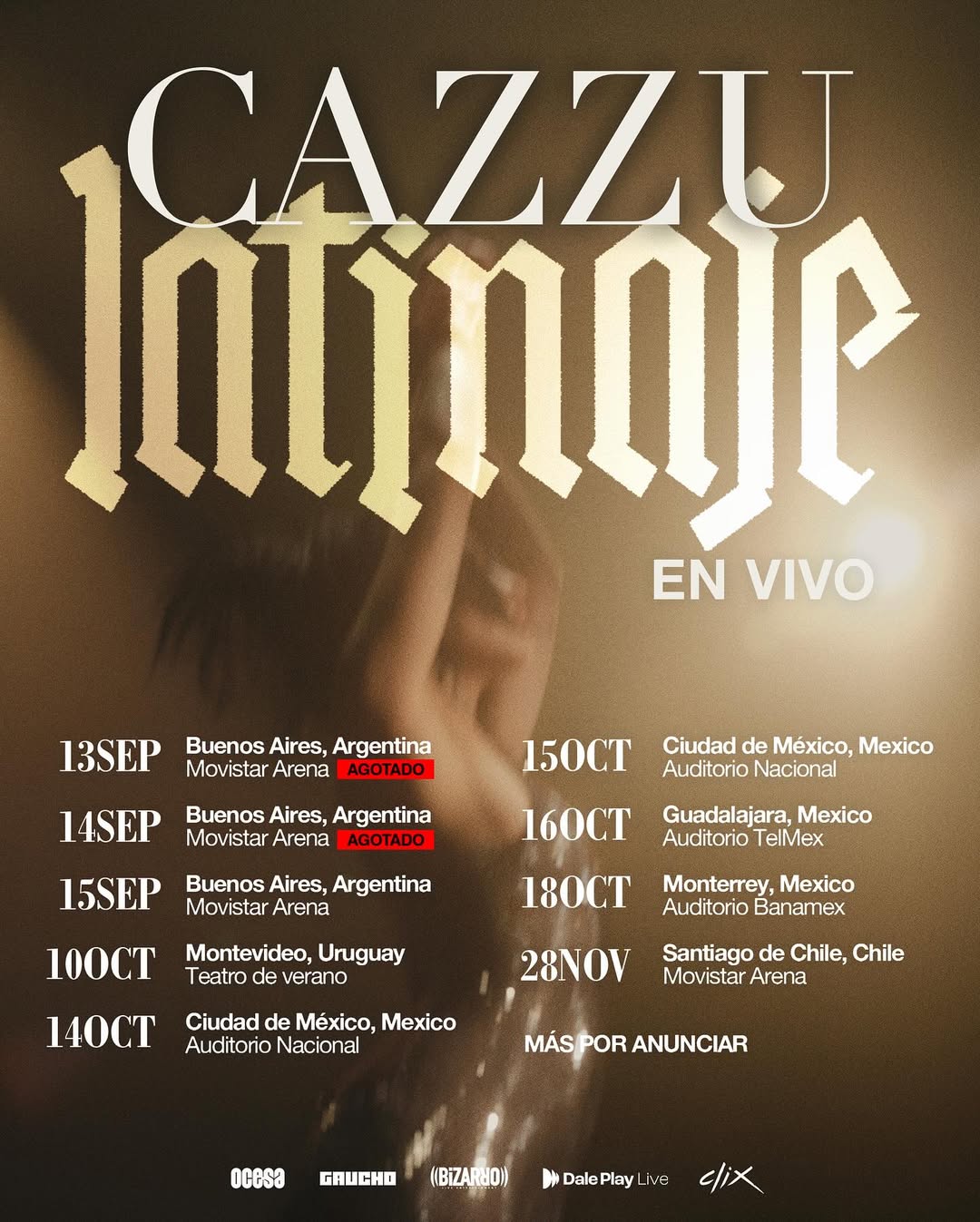 Cazzu Latinaje En Vivo Tour Poster 2025